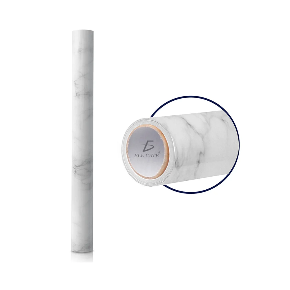Vinil decorativo de pvc impermeable con diseño de mármol para renovar…