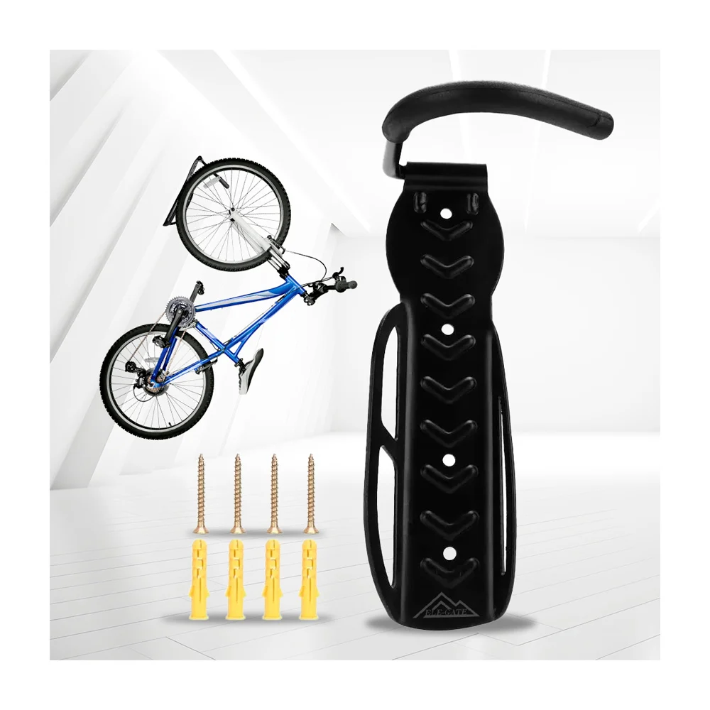 Soporte metálico de pared para bicicleta, con acero reforzado y desca…
