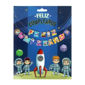 Banner - letrero móvil, temática de Feliz cumpleaños, con diseño de a…