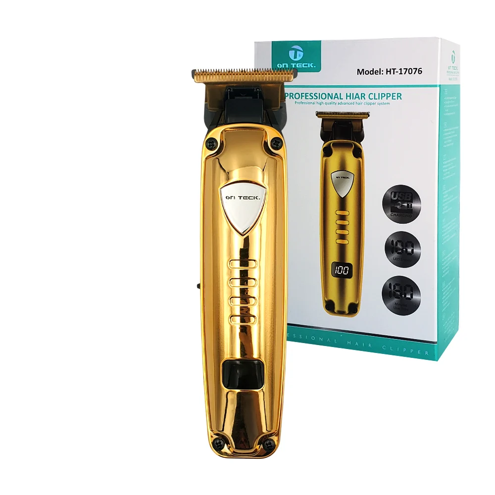 Rasuradora profesional on teck recargable con pantalla digital y 3 ca…
