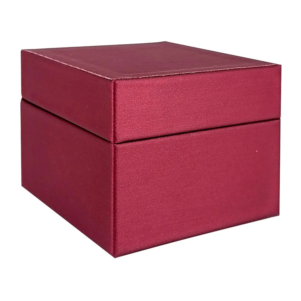 Caja estuche de terciopelo para anillos y aretes de joyería 6x6.5cm, …