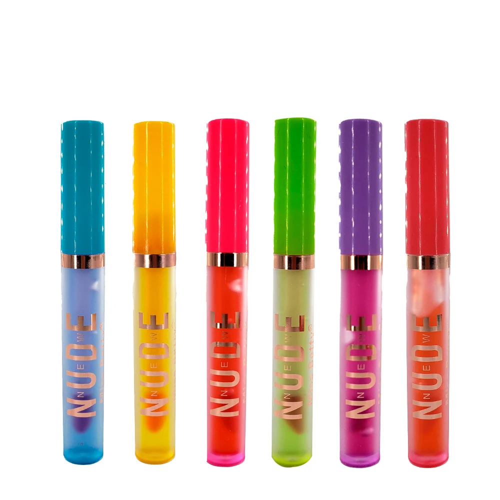 1pza Gloss brillo labial transparente 5ml, variedad de colores / new …