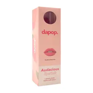 1pza Labial dapop con efecto mate, variedad de tonos, 3.8g / hb103554