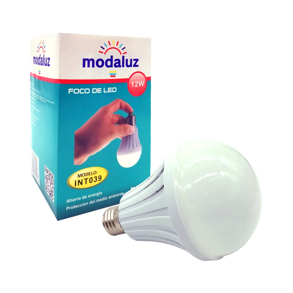 Foco bombilla led ahorrador modaluz de luz fría con consumo de 12w / …