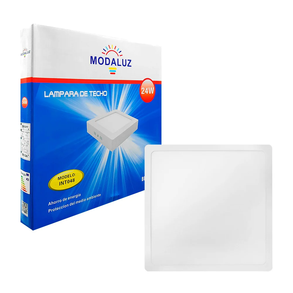 Lámpara led cuadrada para empotrar modaluz de luz blanca con consumo …