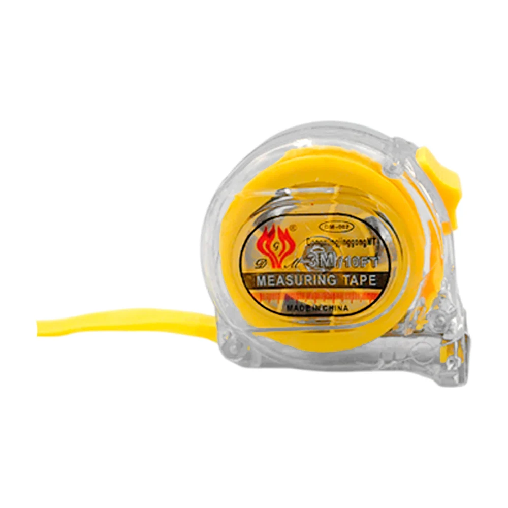 Flexómetro transparente / cinta métrica de 3m - 10ft / dm-002 / measu…