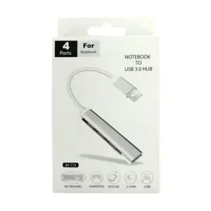 Mini hub adaptador tipo usb de 4 puertos usb / jh-113