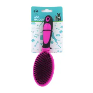 Cepillo doble de plástico para mascotas, variedad de colores / 917783