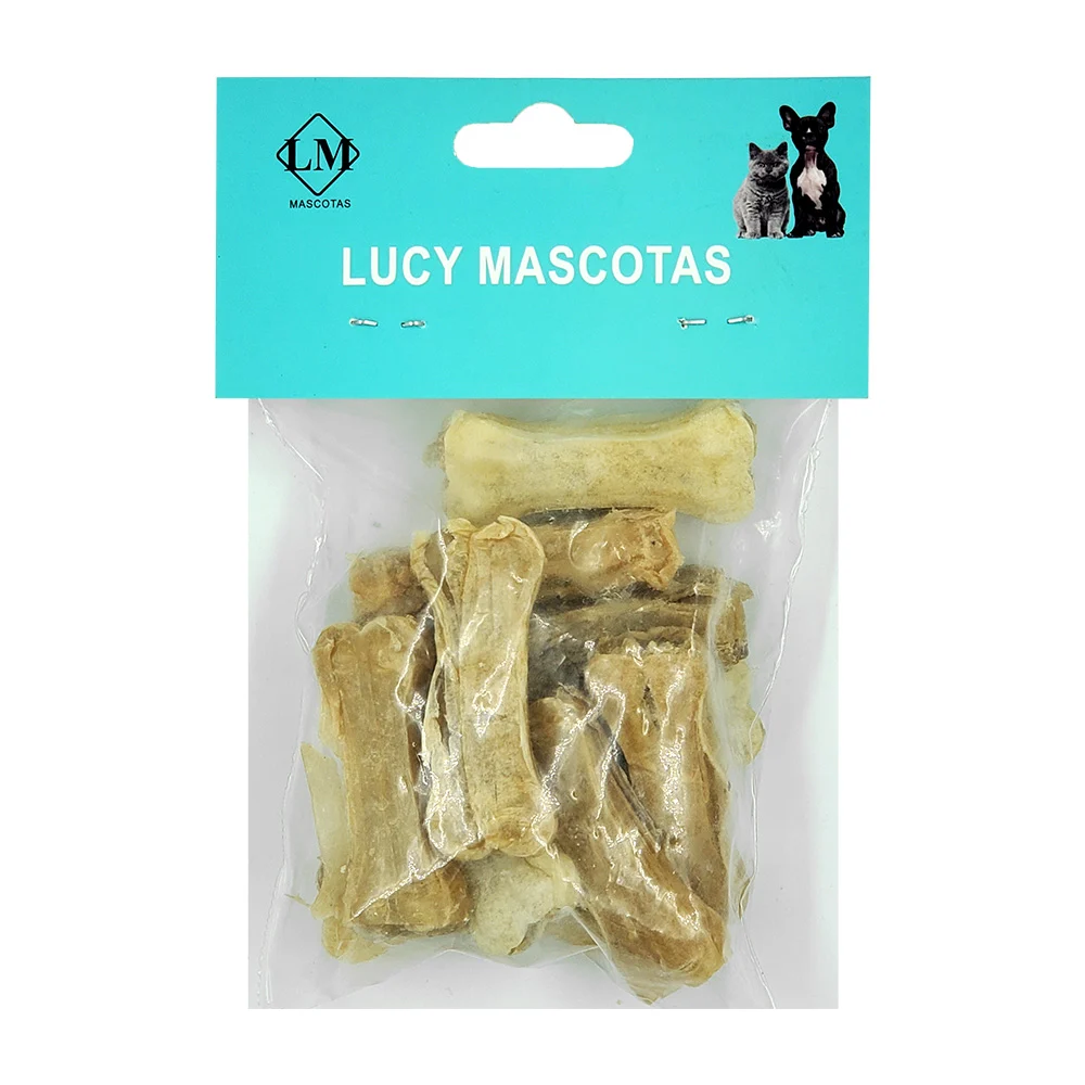 Paquete con 10 huesos pequeños de carnaza para perro / lucy mascota /…