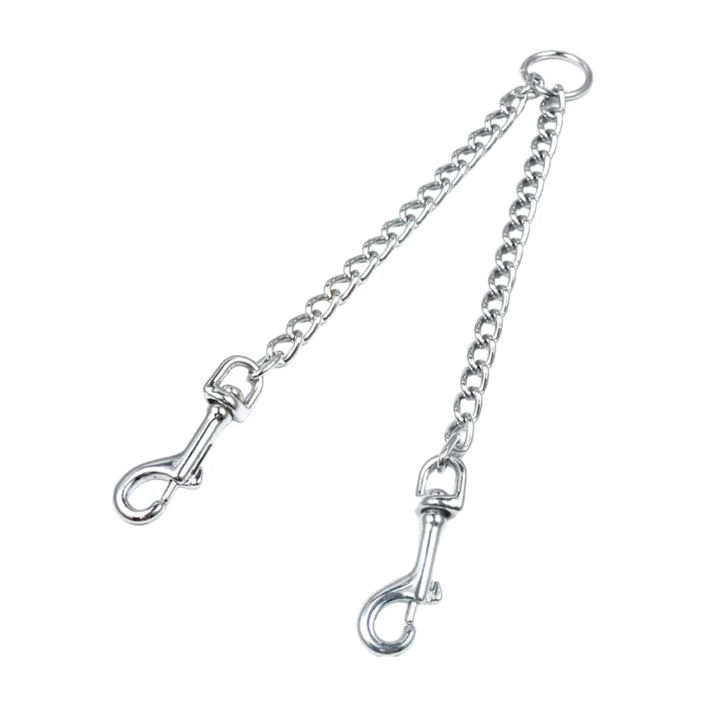 Correa cadena doble de hierro para mascotas, 27cm / lucy mascotas / j…