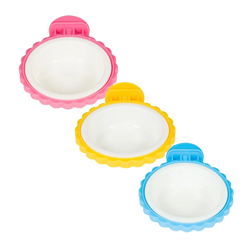 Plato cuenco bowl de plástico para colgar en jaula de mascota, 14cm, …