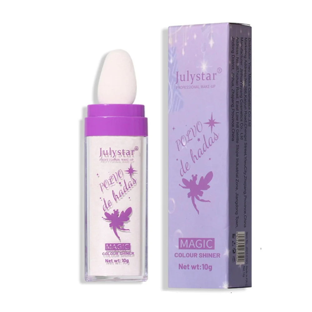 1pza Iluminador polvo de hada para rostro y cuerpo 10g, variedad de t…