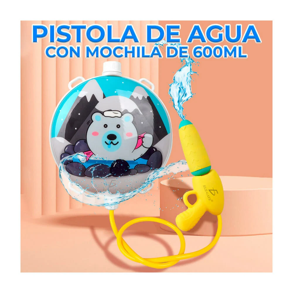 Tanque mochila redonda de plástico ele-gate con capacidad para 600ml,…