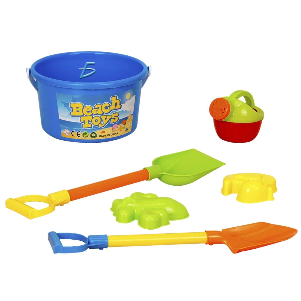 Set de playa con 4 piezas incluye cubeta, regadera y 2 palas / jug.t8…