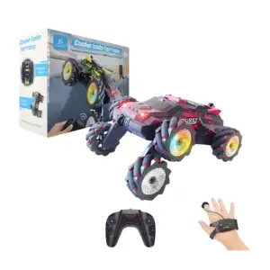Carro radio control todo terreno con luces y sonido, incluye pulsera …