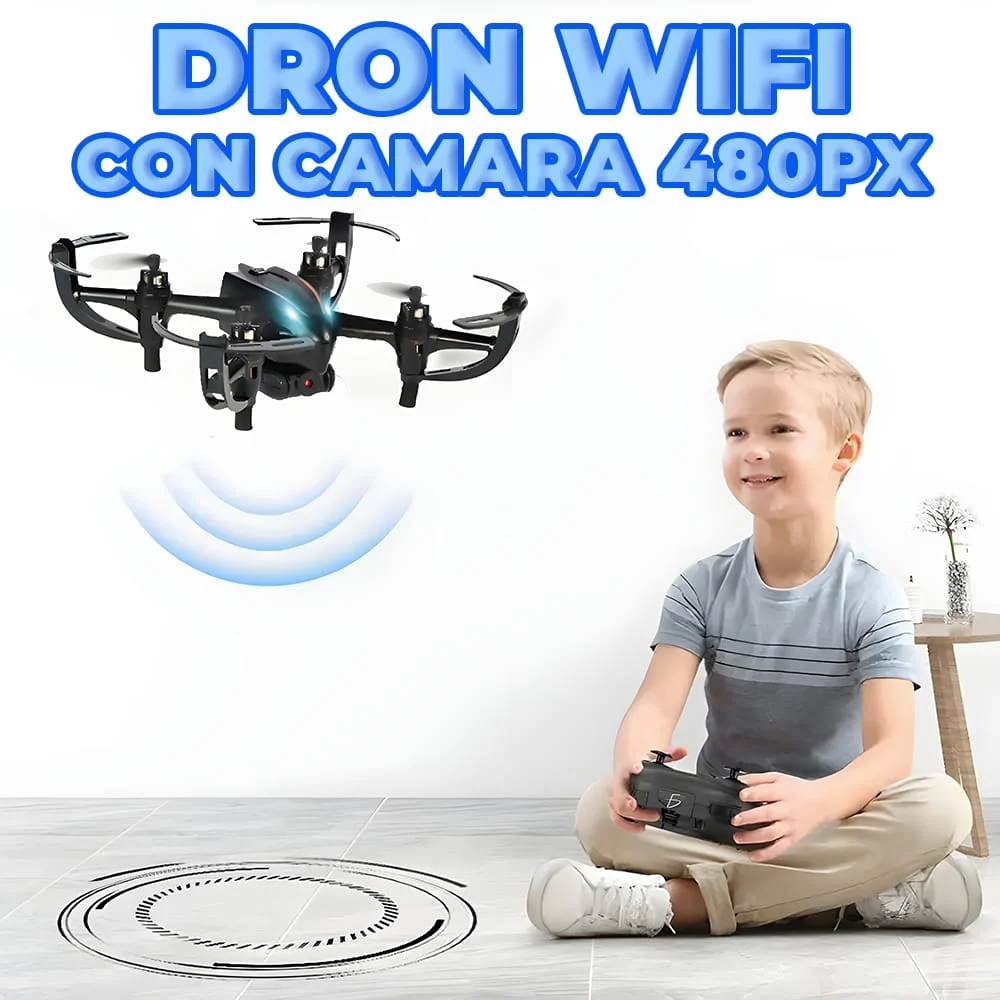 Dron wifi con cámara de 480p para grabar en cualquier momento, variedad de colores / jug.wrj02