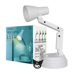 Lámpara recargable para escritorio con brazo flexible y sticker, vari…