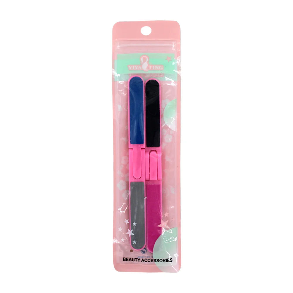 Blíster con 2 limas dobles plegables para uñas / yiya ting / beauty a…