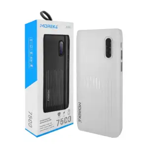 Power bank moreka batería portátil con capacidad 7500mah, linterna y …