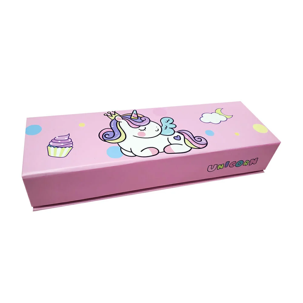 Estuche lapicera rectangular de broche imantado con diseño, variedad …