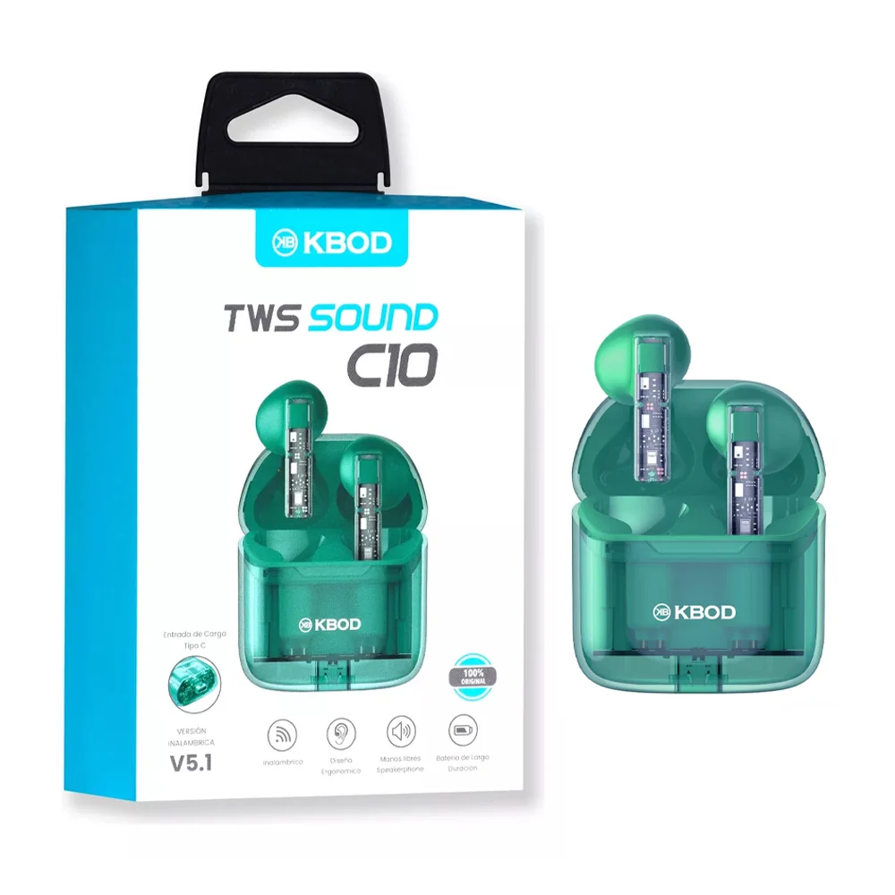 Audífonos inalámbricos bluetooth con diseño ergonómico + estuche de c…