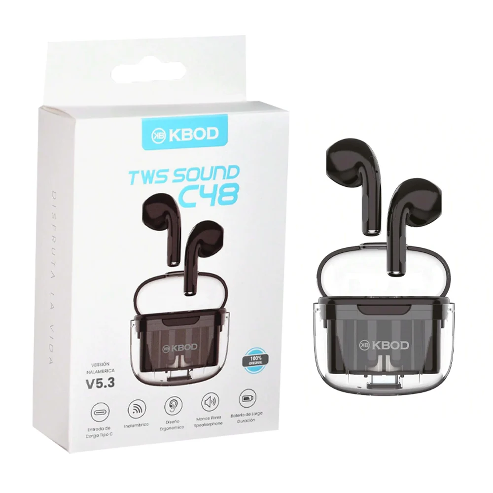 Audífonos inalámbricos bluetooth tipo earphones con estuche de carga …