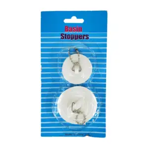 Kit 2 tapones de diferentes tamaños para lavabo / basin stoppers / kc…