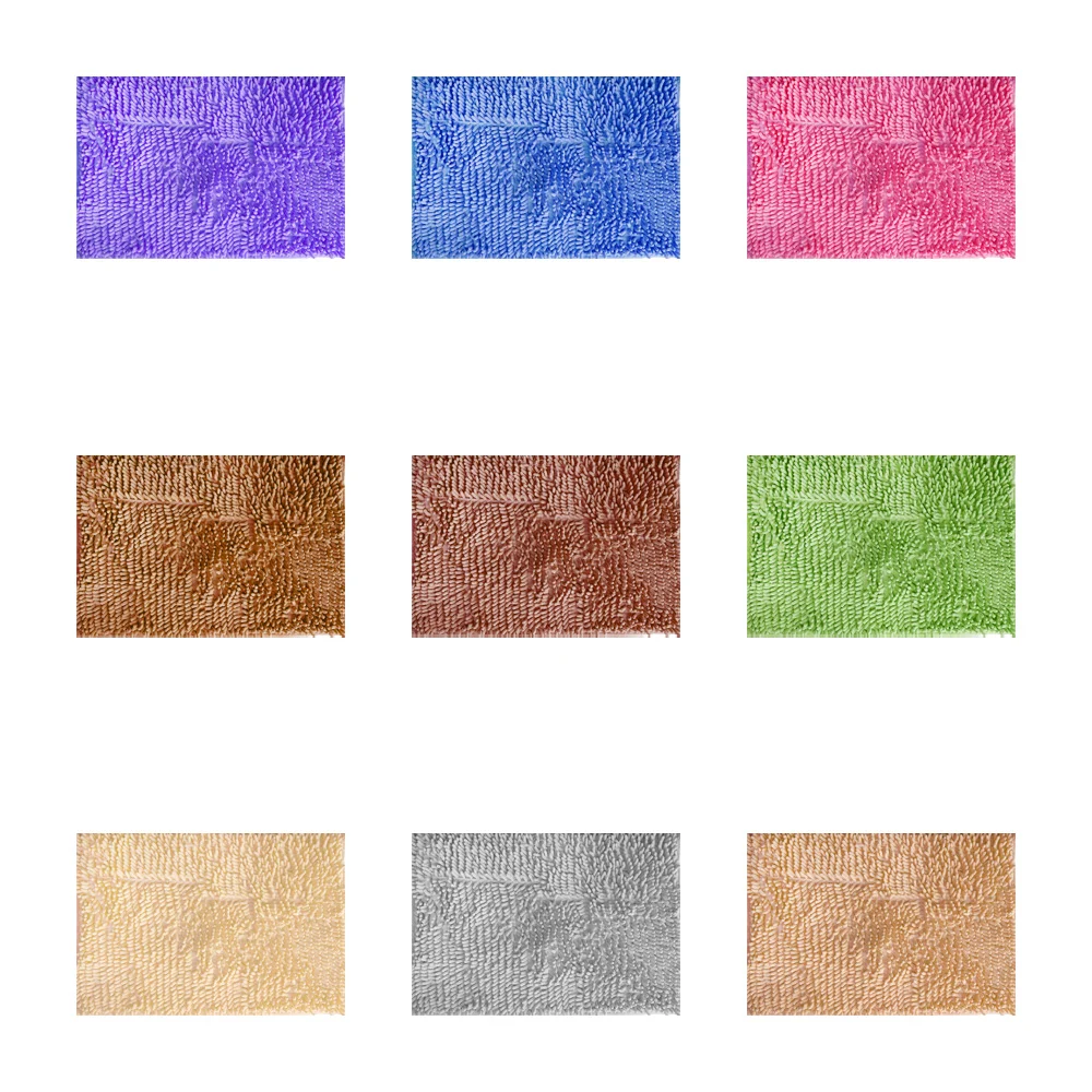 Tapete rectangular 40x60cm con hebras de microfibra afelpada para bañ…