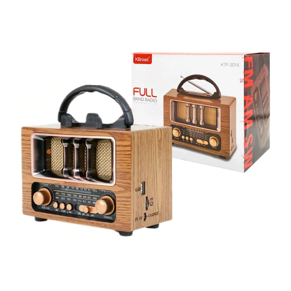 Radio pequeño compacto con diseño vintage, conexión a fm, am, sw, ent…