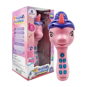 Micrófono musical de juguete multifuncional en forma de unicornio con…