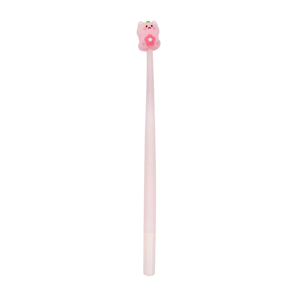 Pluma / bolígrafo flexible, de silicona con figura en forma de flor d…