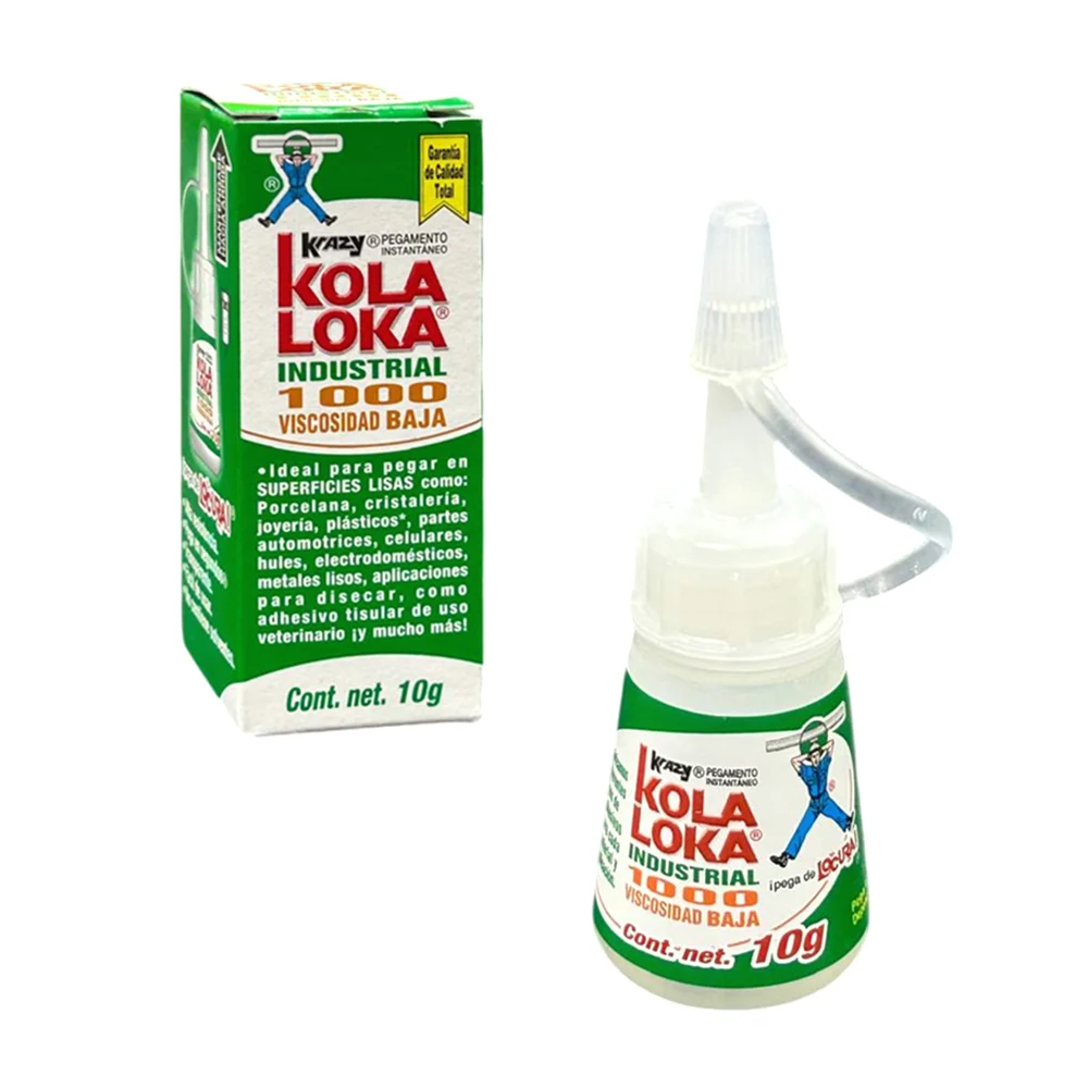 Pegamento líquido instantáneo industrial 1000 para pegar zapatos, 10g…