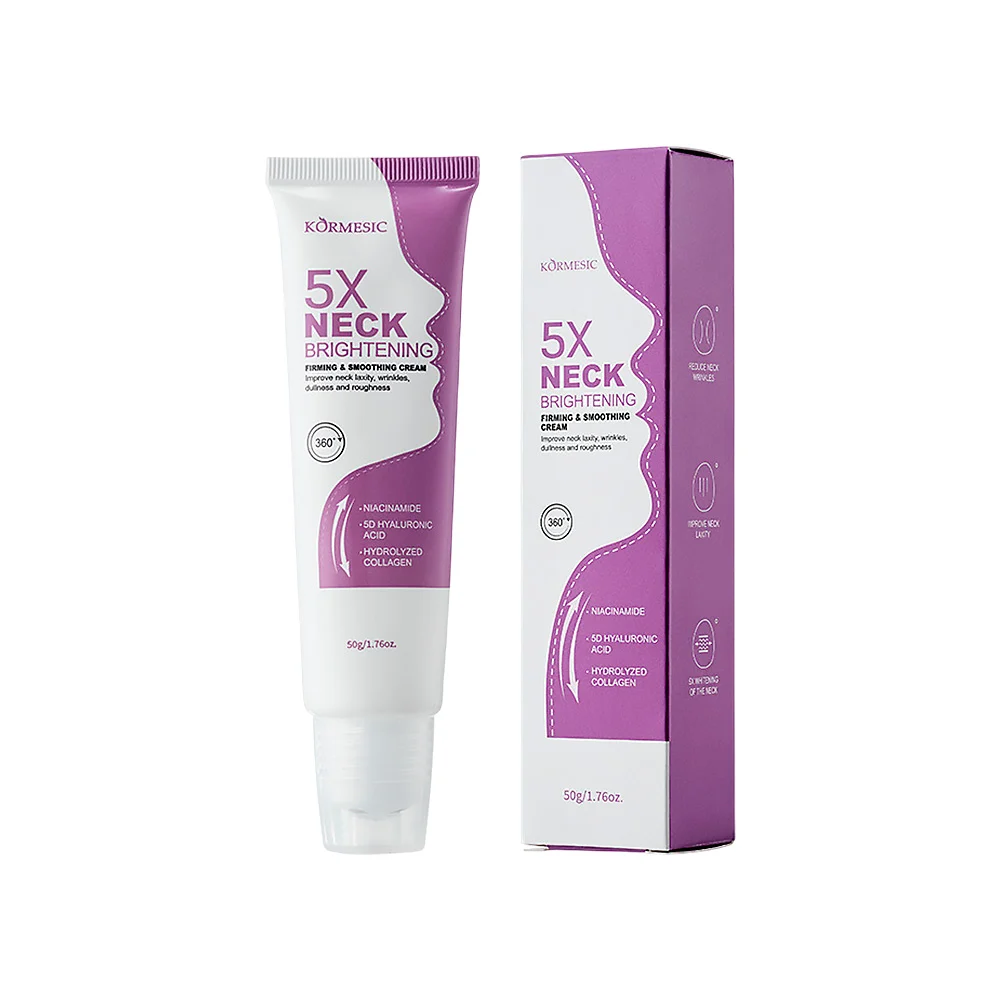 Crema aclaradora de cuello kormesic de 50g con ácido hialurónico y ni…