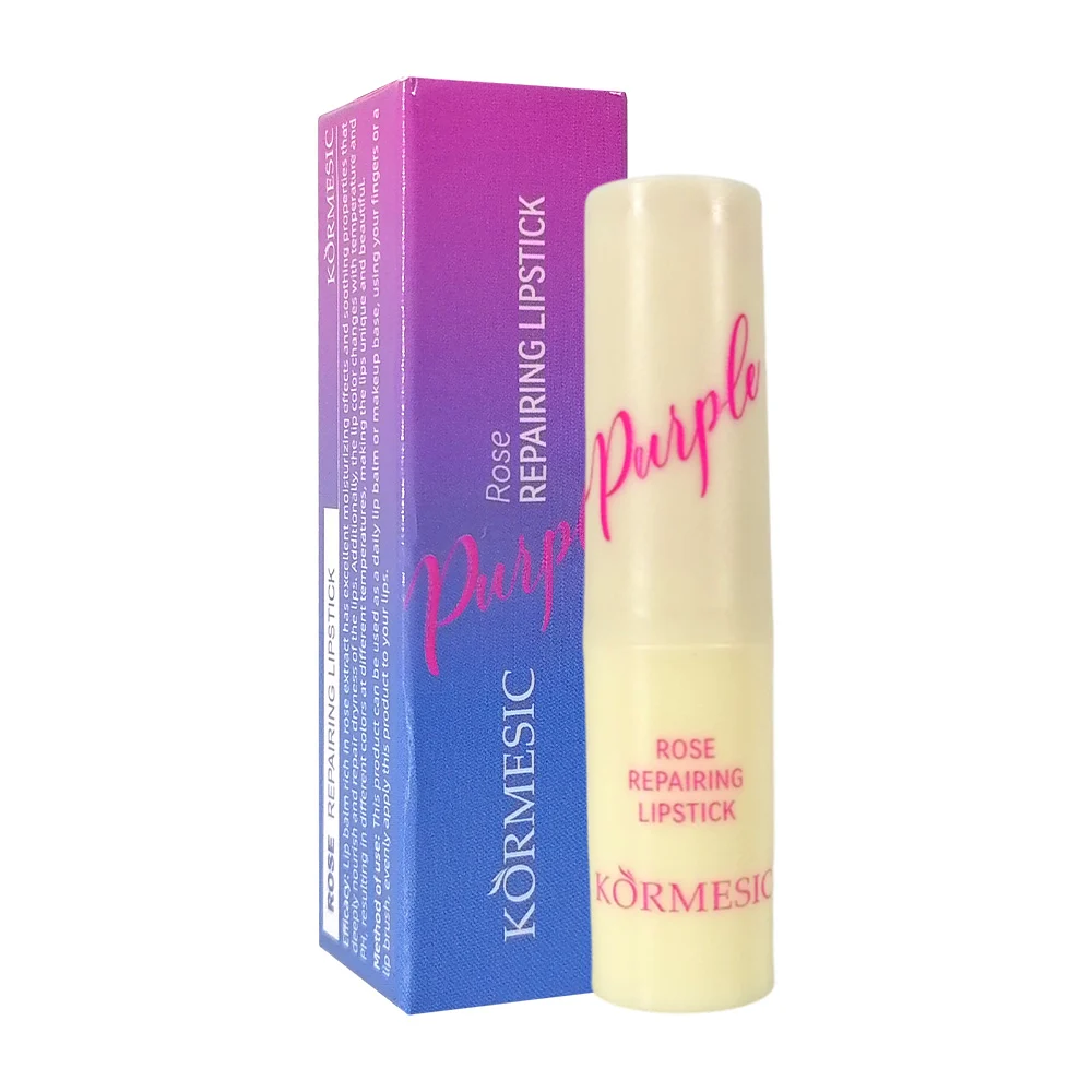 Bálsamo labial hidratante y reparador de rosas para labios, 3g / purp…