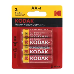 Blíster de 4 pilas aa kodak 1.5v / 452860