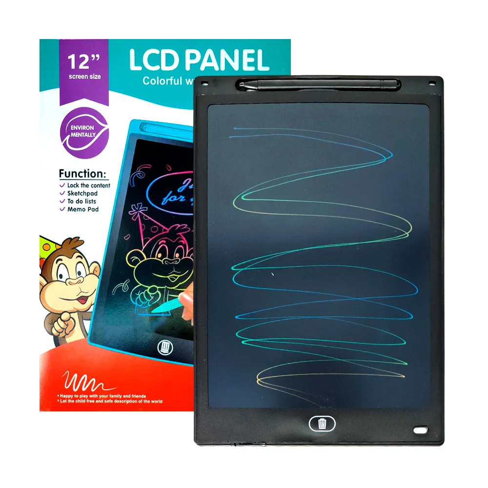 Pizarrón mágico con pantalla lcd de 12 pulgadas, variedad de colores …