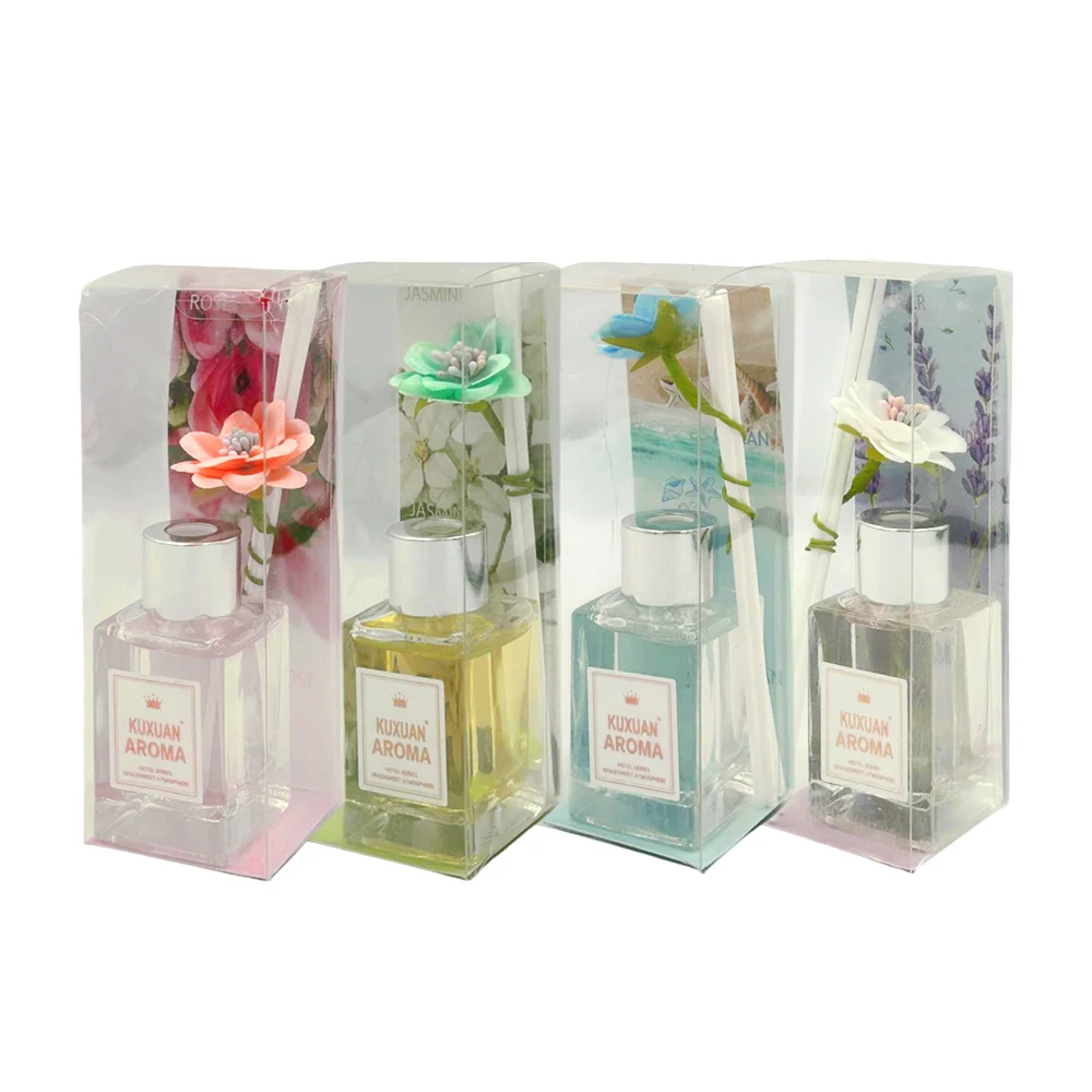 Ambientador aromatizante difusor con fragancia + 3 varillas y rosa fl…