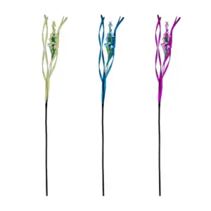 1pz Vara con flores de lirio hada artificiales, para decoración en ja…