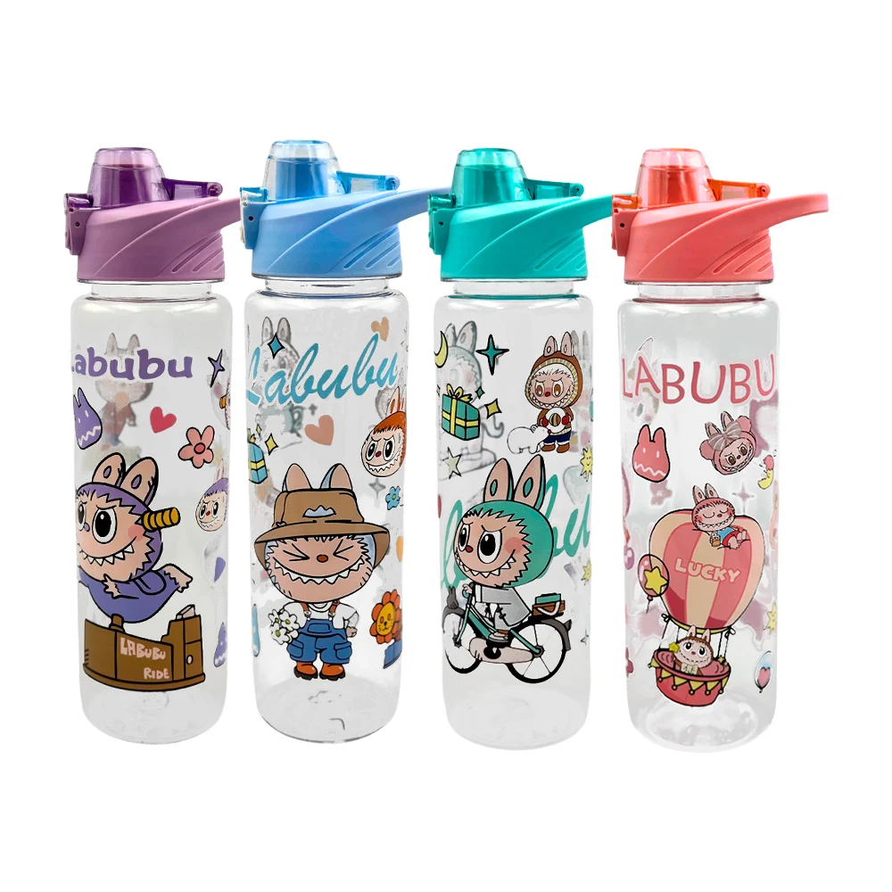 Botella de plástico con estampado de labubu, variedad de modelos y co…