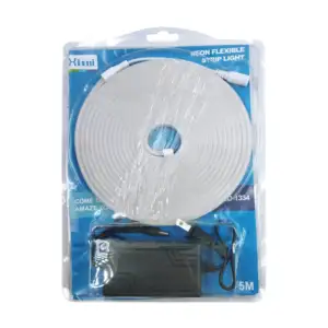 Tira flexible de luz led neón de 5 metros con regulador 12v, variedad…