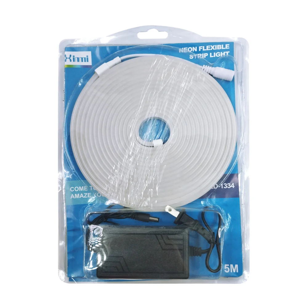 Tira flexible de luz led neón de 5 metros con regulador 12v, variedad…