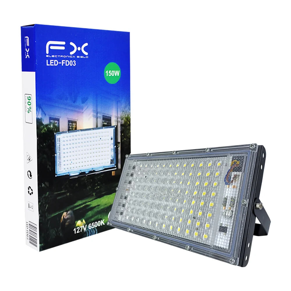 Lámpara led rectangular para exteriores con potencia de 150w, 127v y …