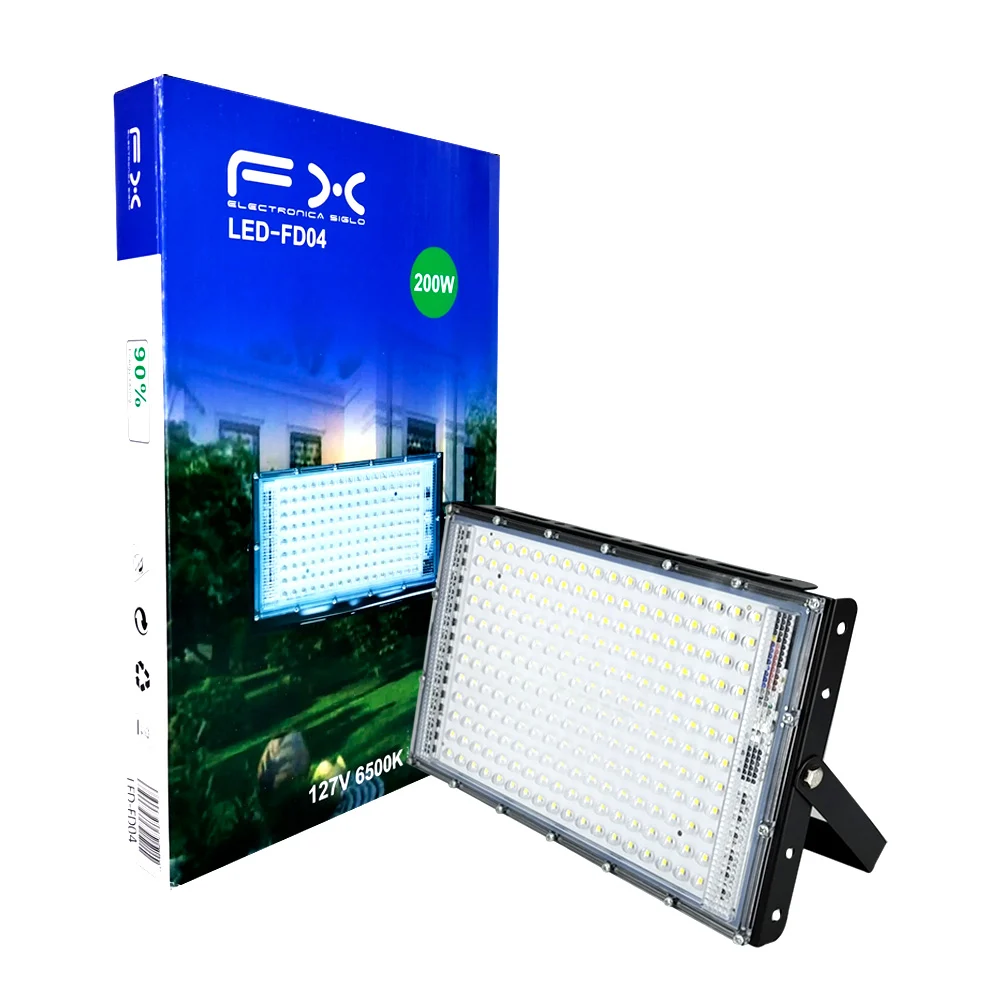 Lámpara led rectangular para exteriores con potencia de 200w, 127v y …