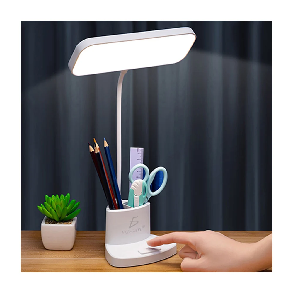 Lámpara de escritorio usb con brazo ajustable y puerto de carga / led…