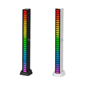 Lámpara 32-bit recargable ele-gate indicadora de nivel del sonido, va…