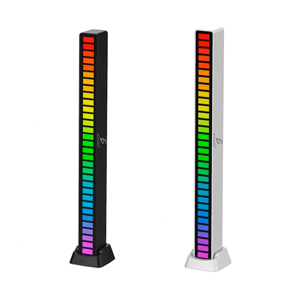 Lámpara 32-bit recargable ele-gate indicadora de nivel del sonido, va…