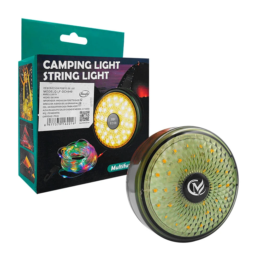 Lámpara recargable de camping con tira led enrrolable de 10m, varieda…
