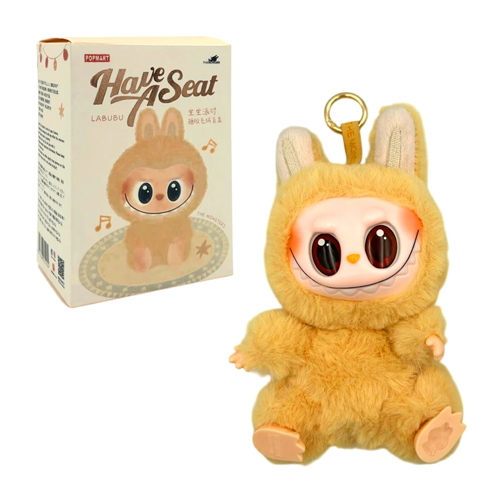 1pza Llavero de peluche afelpado tipo labubu, variedad de modelos / h…
