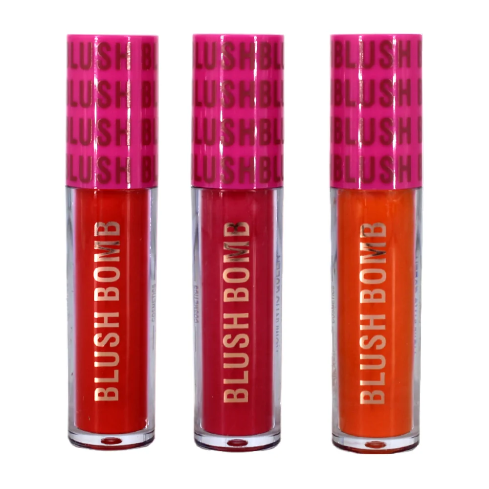 1pza Brillo labial líquido blush bomb, variedad de tonos / romantic q…