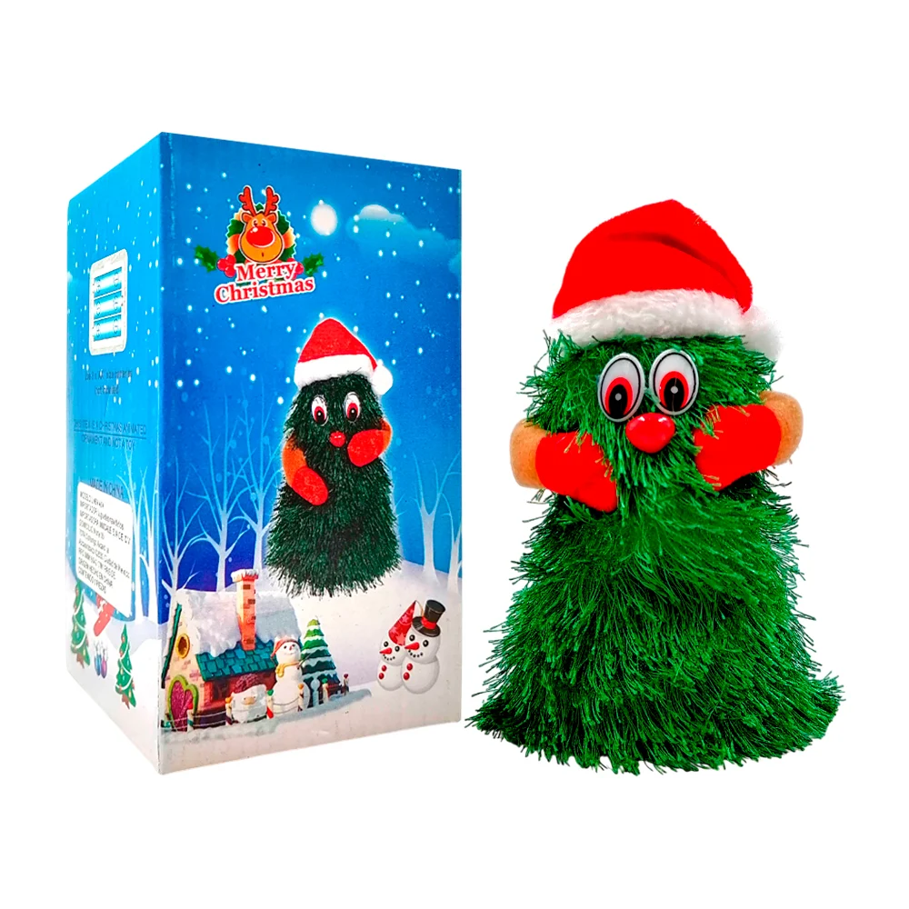 Adorno bailarín giratorio con diseño de árbol de navidad con brazos, …